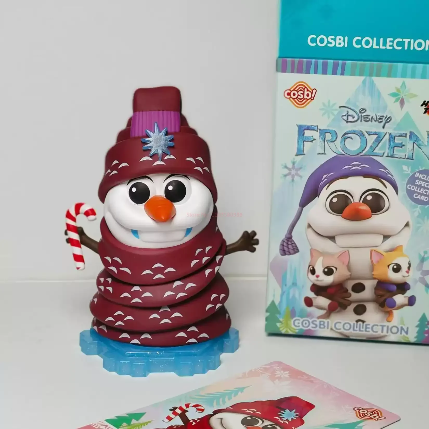 Hot Toys Disney Frozen Princess Anna And Elsa Cosbi Mystery Blind Box Cute Doll Model Figure Tabletop Ornaments Kids Toys Gift