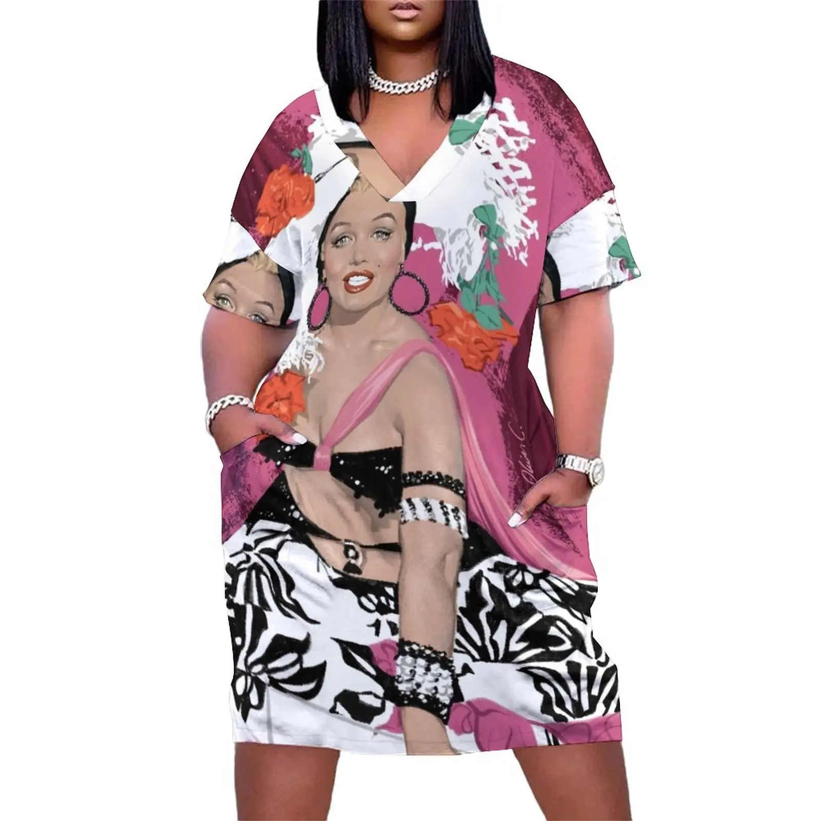 

Heatwave Loose Pocket Dress summer dress korean women women dress Elegant gown