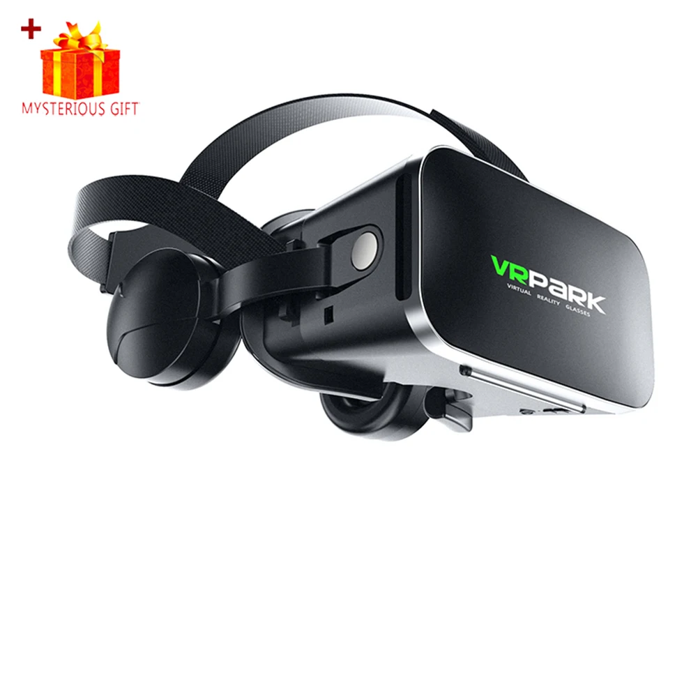 Virtual Reality VR-bril 3D-headset Bluetooth-apparaten Smart Phone Helmbril Lenzen Smartphone Viar-hoofdtelefoon Mobiel Mobiel