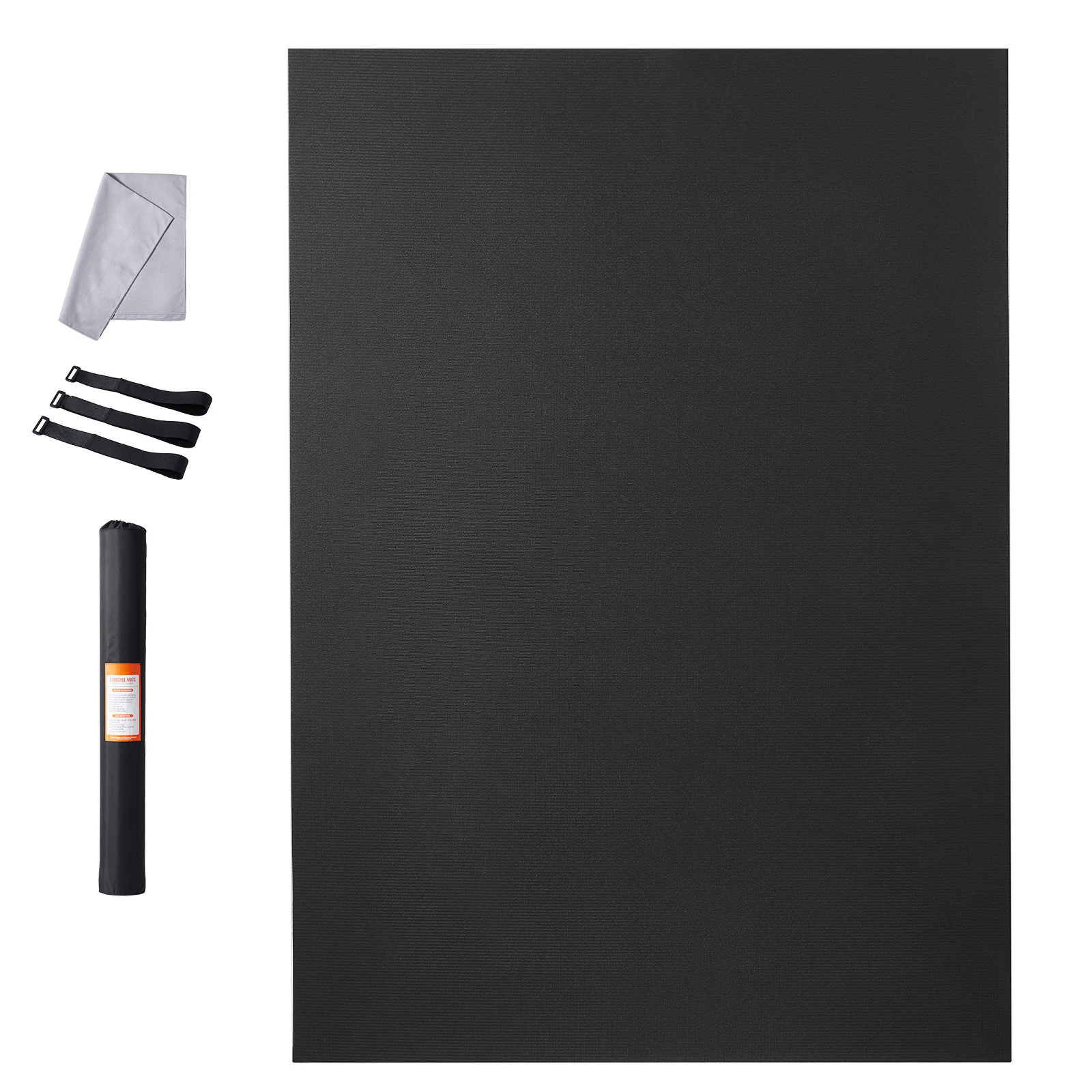 VEVOR Non Slip High Density Premium Yoga Mat, Durable Fitness Exercise Mat with Carry Bag & Strap for Home Pilates & Daily Floor