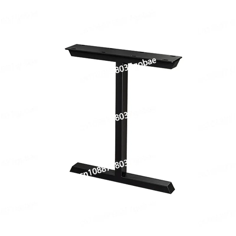 Wrought Iron Dining Table Foot Bracket Metal Desk Leg Simple Paint I-shaped Table Rack Can Support Feet with Large Plates