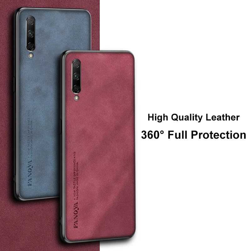 Luxury PU Leather Case For Honor 30i Play 3 Cover Matte Silicone Shockproof Protection Phone Case For Honor 10i 20i Play3 Coque