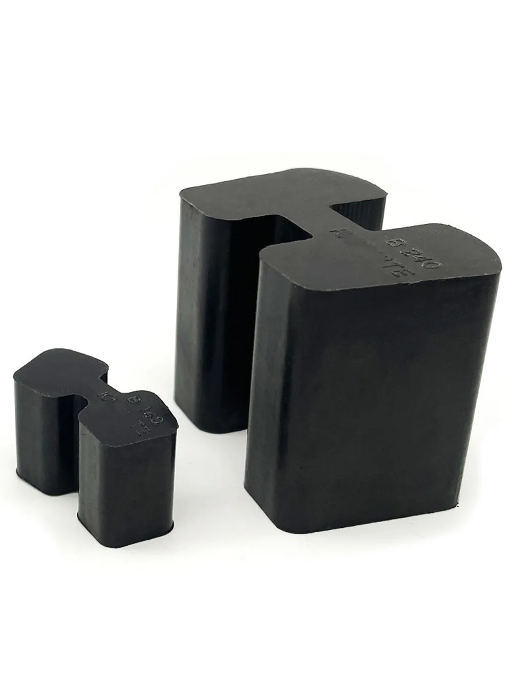 

1Pcs A Type Coupling Elastic Block Buffer Pad Black Rubber H-type Coupling Shock-absorbing Wear-resistant Block