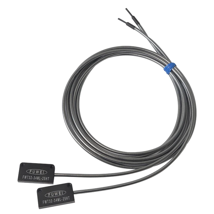 Imagem -04 - Fibra Óptica Máscara Sensor Bainha Metálica Grade tipo Matriz Fuwei-fwt3234ml25ht