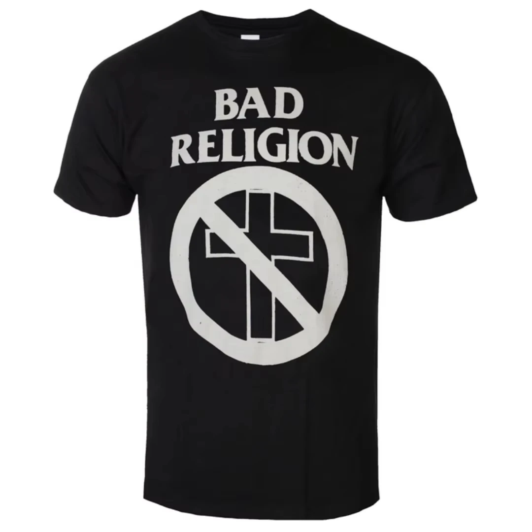 2026 Bad Religion - Against The Grain Pattern Printed T-shirt Hardcore Punk Style Band T-shirt for Daily