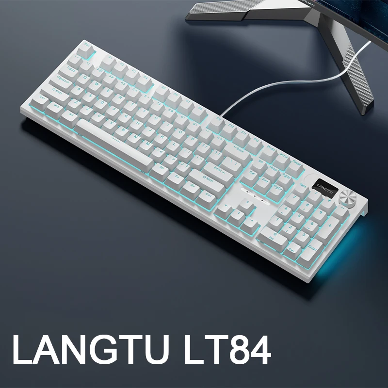 Langtu Lt84 Mechanical Keyboard Customization Rgb Backlit 84 Keys Wireless/ Wired Gaming Keyboardske Hot Swap Keyboard For Gamer