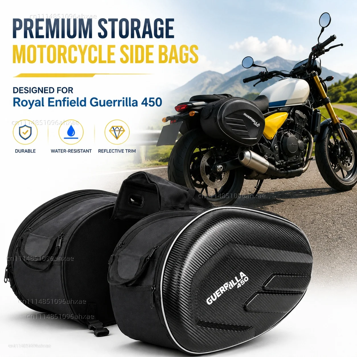 sacs-de-selle-lateraux-pour-moto-royal-enfield-guerrilla-450-2024-2026-lot-de-2-sacs-de-rangement-pour-fourche-sacoche-de-voyage