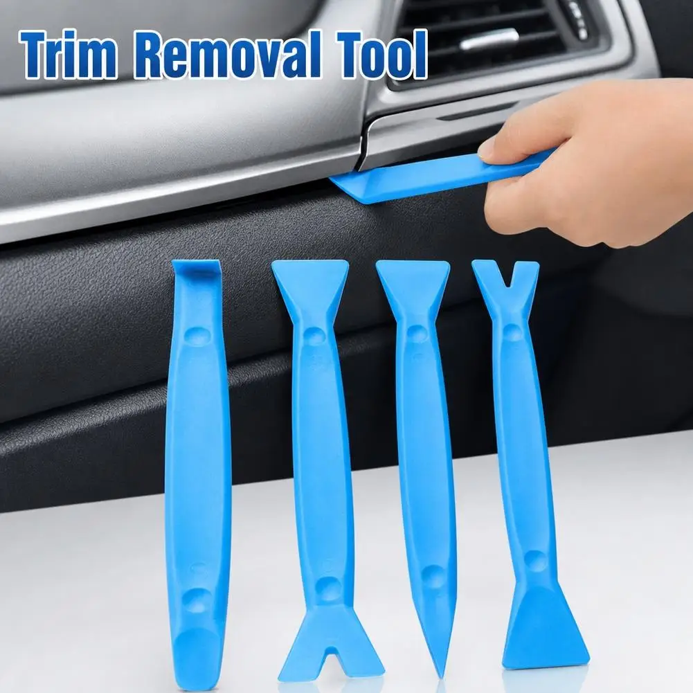 4PCS Car Interior Trim Removal Tool Set Lightweight PP POM Non Scratch for Door Panel Car Audio DIY Auto Accessories