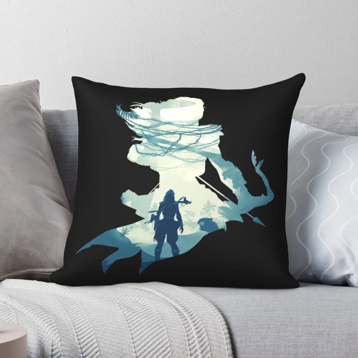 

Horizon Zero Dawn Pillowcase Polyester Linen Velvet Printed Zip Decor Throw Pillow Case Sofa Seater Cushion Cover 18"