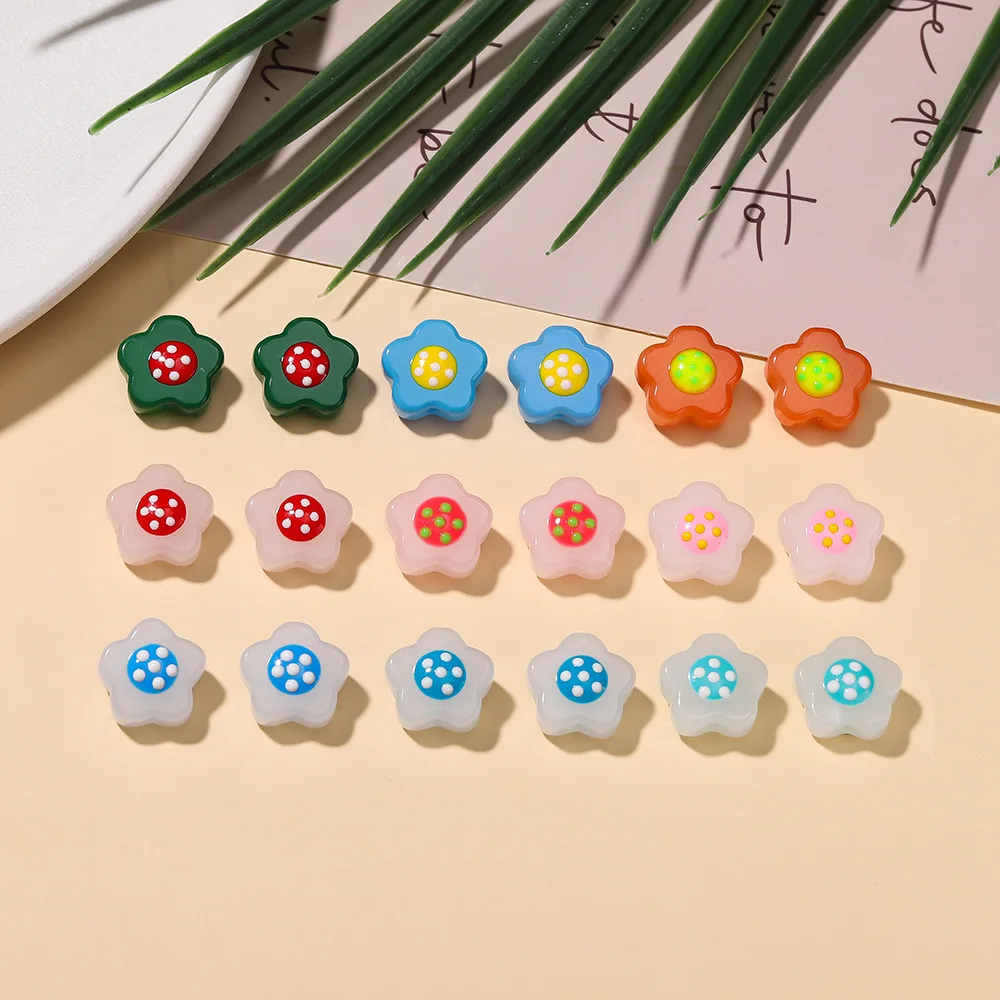 5 teile/los Lampwork Blume Perlen Tropf Verglasung Lose Spacer Perlen Für Armband Halskette Ohrring DIY Schmuck Machen Zubehör