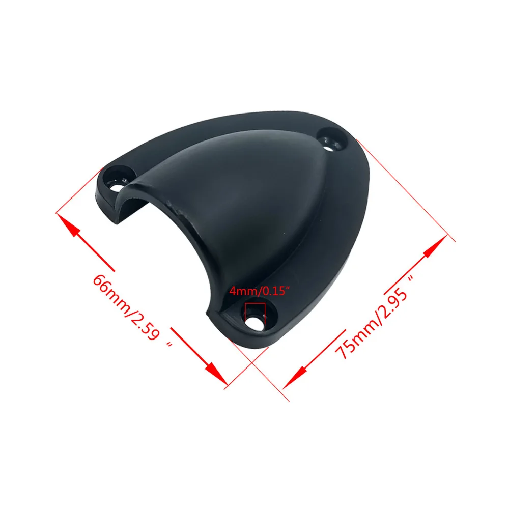 Marine Boat Vent Cover Nylon Ventilation Grille Yacht Cable Port Protector Lightweight Hardware Ship Accessory Black