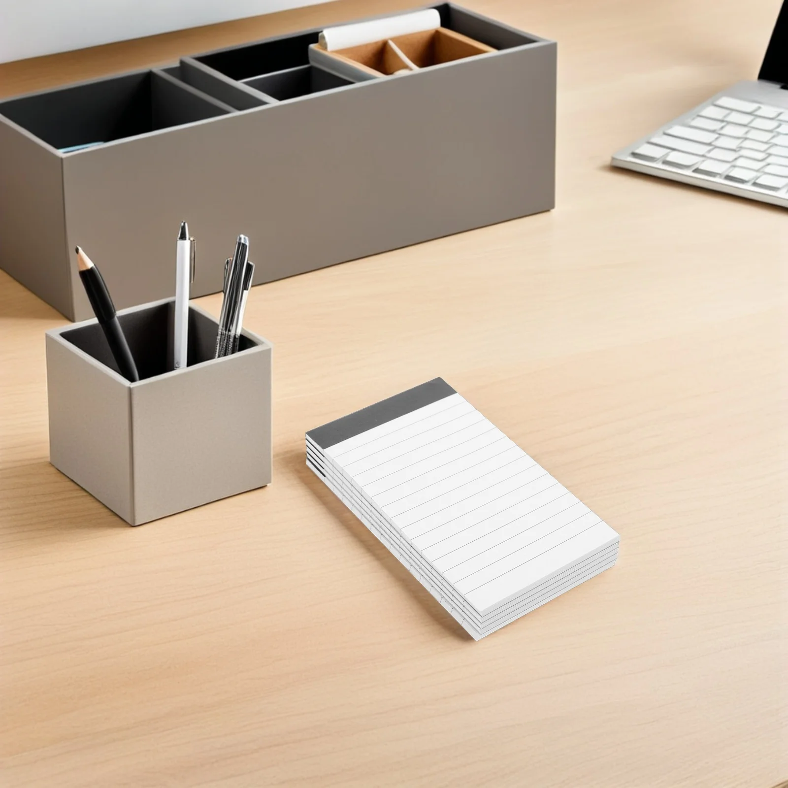 12개 5X3 인치 노트패드 A7 와이드 라인 메모 패드 필기용 휴대용 노트북 소형 노트북 업무 학교 사무실 가정용