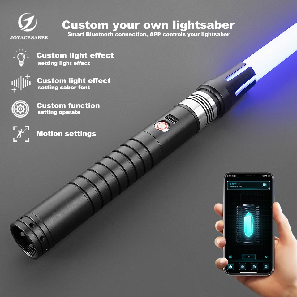 

Pixel Lightsaber Jedi Light Saber Neopixel Laser Sword Metal Handle Cosplay Luminous Dueling Xenopixel Sabers Toys JoyaseSaber