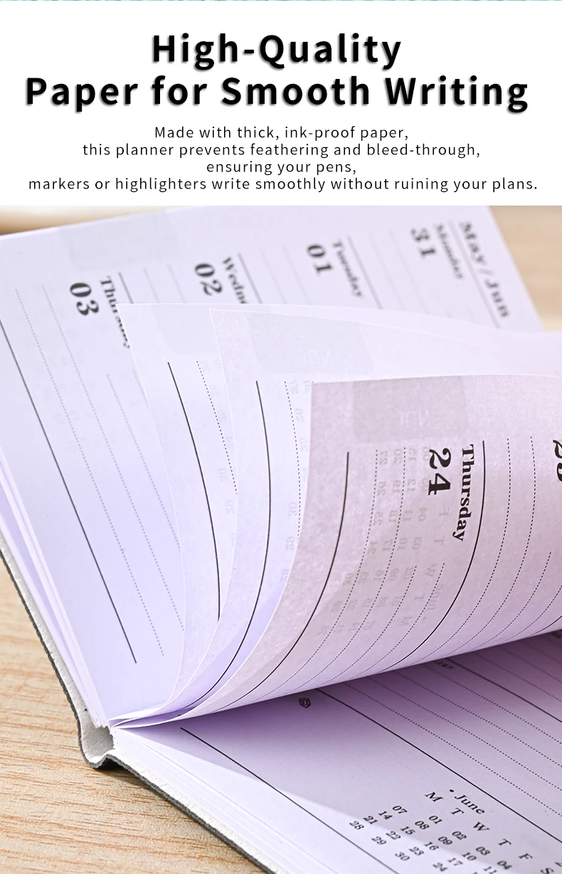 2027 A7 Mini Wochenplaner Notizbuch 128 Seiten Dünner Taschenkalender Terminplaner Tagebuch Tragbares Journal für Büro Zuhause Reisen Geschenke – Detail 8