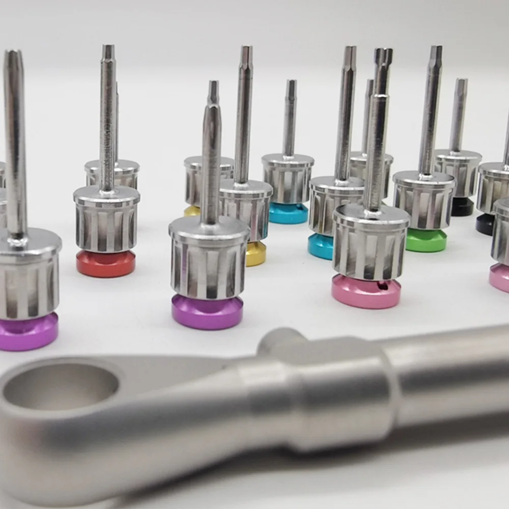 1Pc Dental Universal Implant Torque Screwdrivers Wrench Dental Implant Restoration Tool 10-70NCM