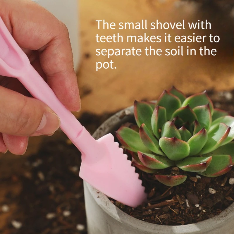 20pcs Plastic Succulent Seedling Raiser Plant Planting Seedling Digger Transplanter Transplanting Pavement Shovel Garden Tools
