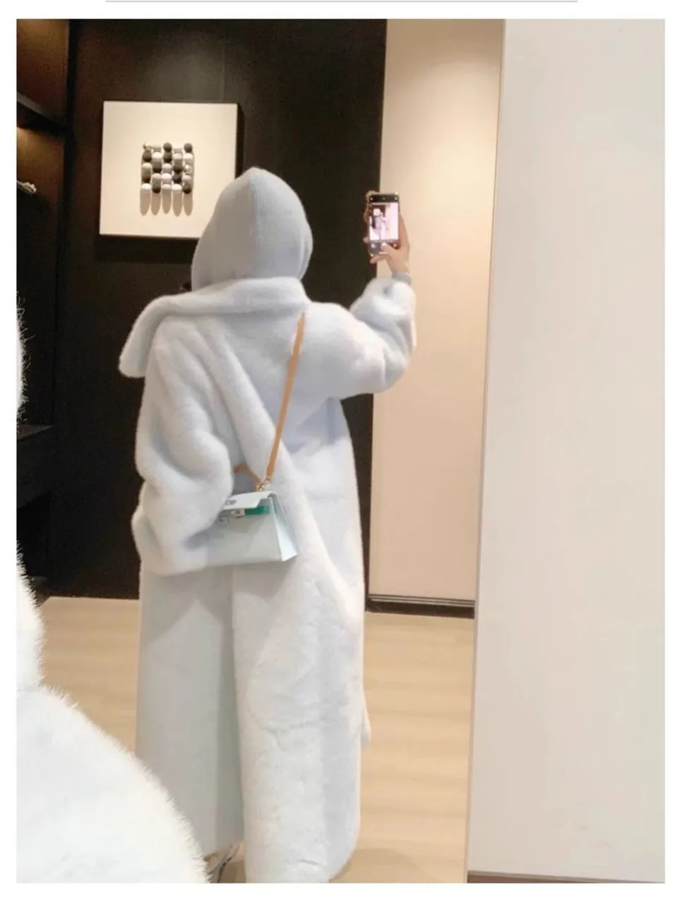 Abrigos envolventes con cuello de piel sintética para mujer, ropa de calle mixta hasta la rodilla, informal, con tirantes cortavientos, bordado Vintage, ajustado Natural, otoño