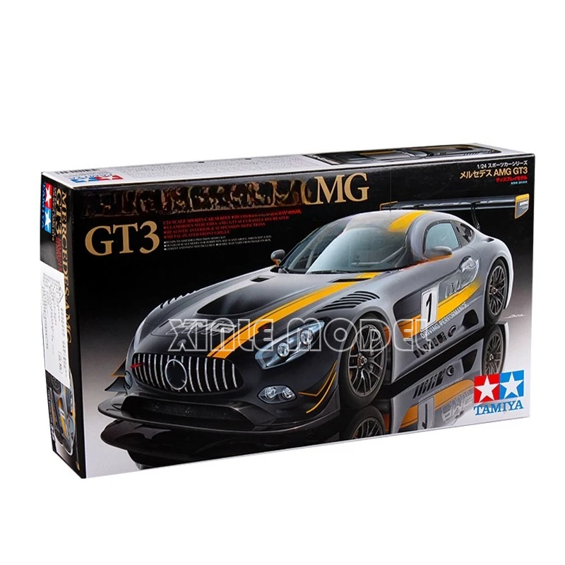 

Комплект масштабной модели автомобиля TAMIYA 24345 AMG GT3, спортивный автомобиль 1/24, коллекция игрушечных моделей для хобби, подарок