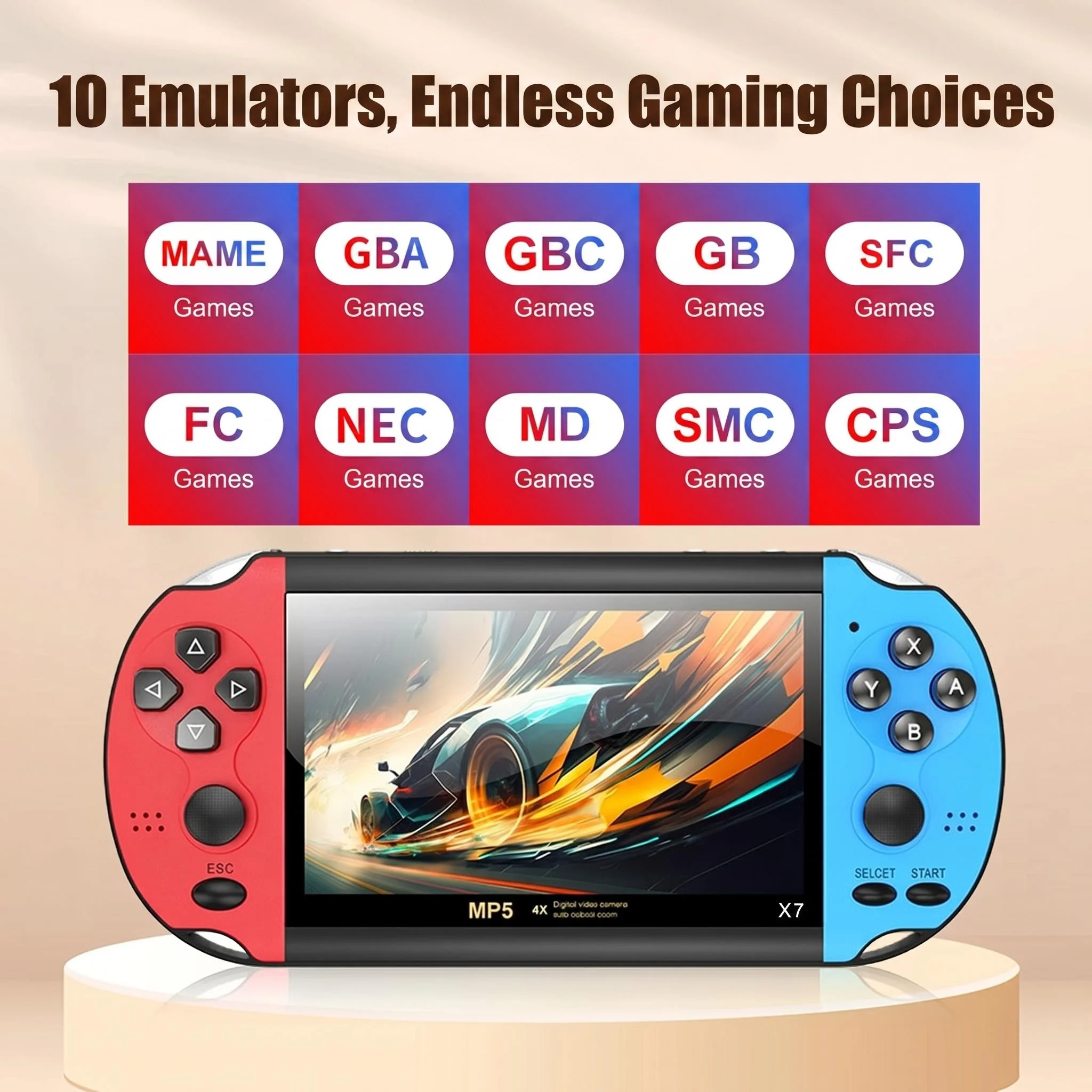X7 Taşınabilir Retro El Oyun K - Gaming Console X7 incelemesi ve fiyatı