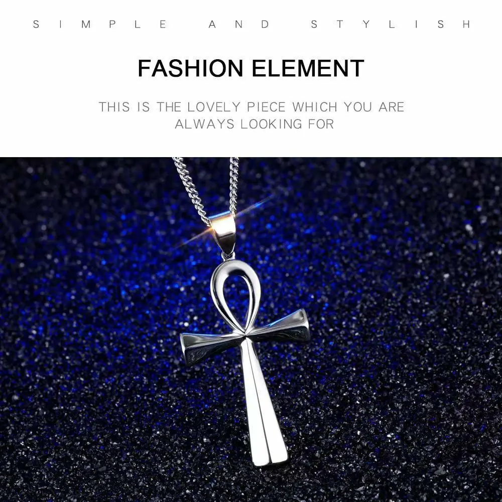 يسوع مجوهرات الفولاذ المقاوم للصدأ اكسسوارات هدية للرجال النساء الذهب الأسود الفضة اللون سلسلة المختنق الصليب قلادة المعلقات