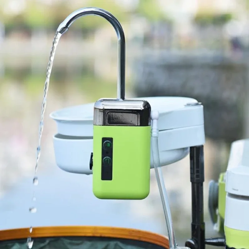 Smart Sensor Water Fetcher, Electric Pump with Oxygenation for Fishing Box, Waterproof Hand Washing Tool for Fishing Gear