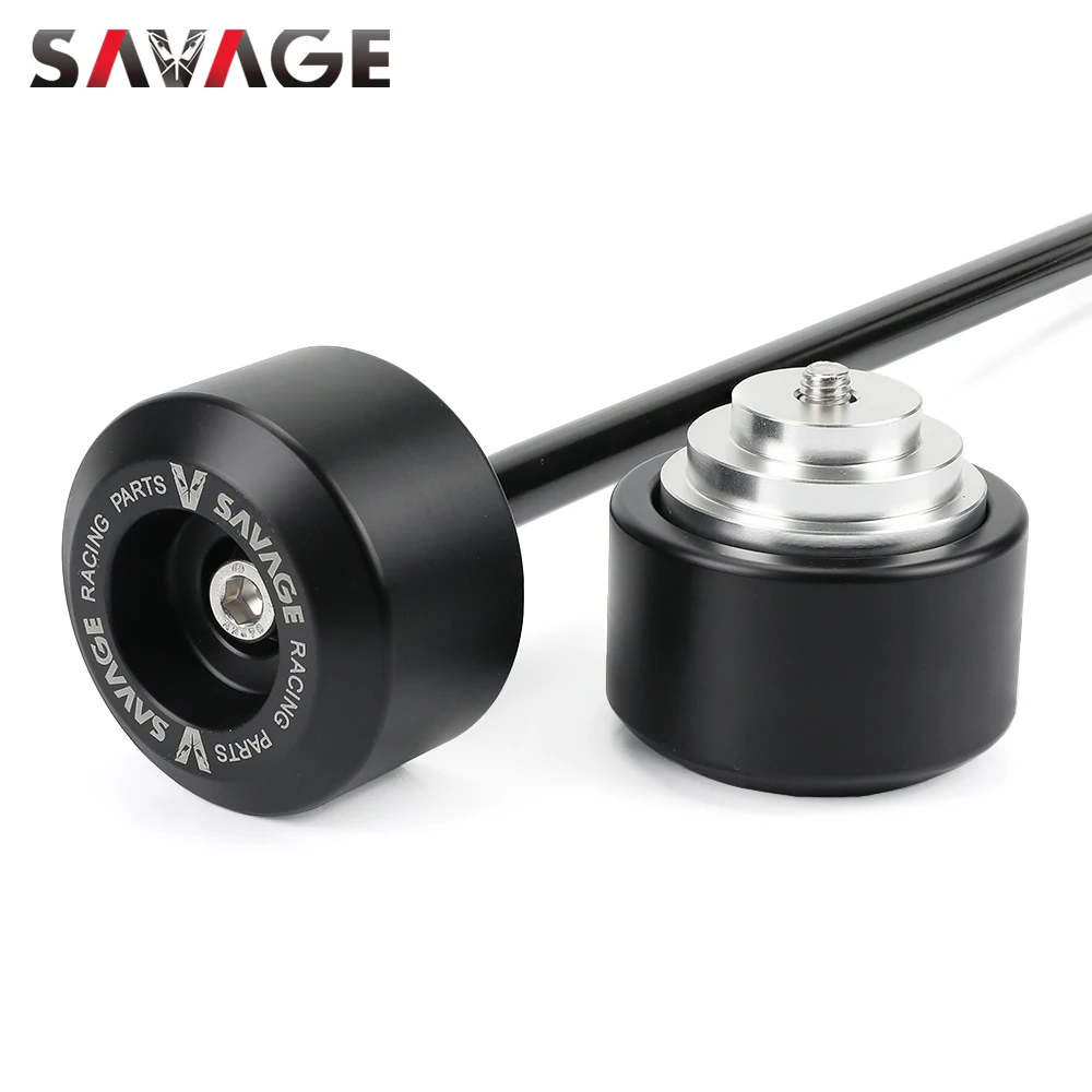 لياماها FZ1 FZ6 FZ8 N/S Fazer XJR 1300 TDM900 بولدوج 1100 XT1200Z دراجة نارية العجلات الأمامية شوكة المحور المنزلق تحطم حامي