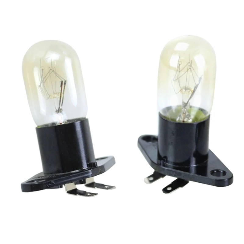 Home Mini Oven All-in-one Bulb with Base 230V 20W LED Microwave Light Small High Temp Appliance Bulbs Easy to Install A0NC