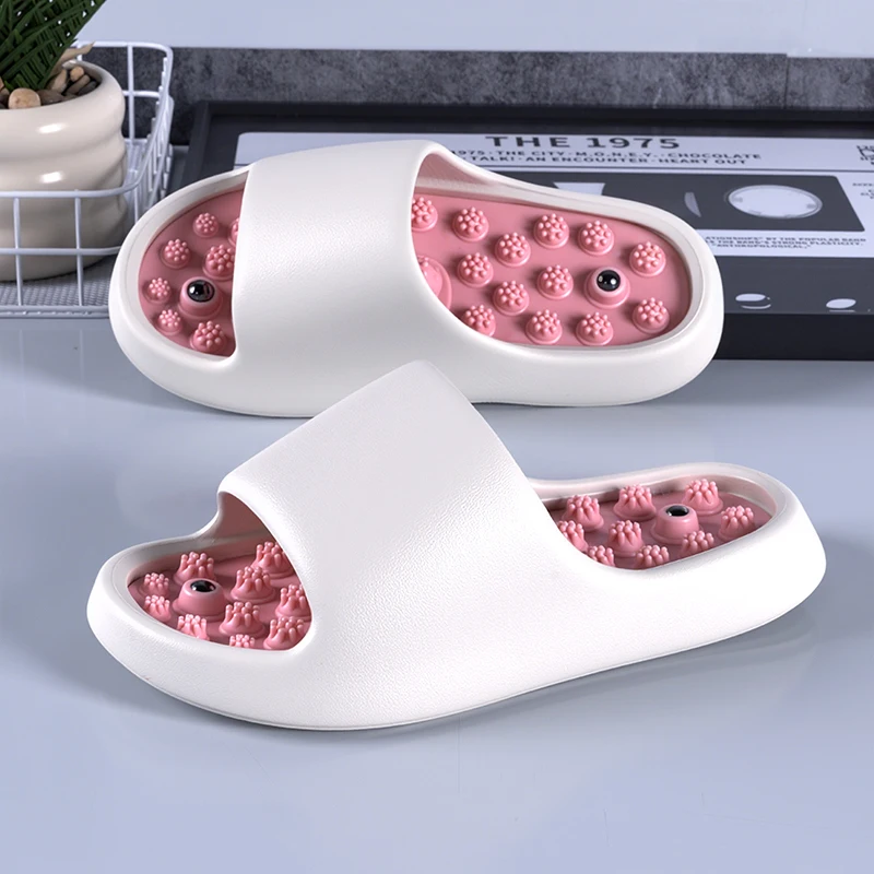 Fußmassage-Hausschuhe für Frauen, Akupressur-Pantoffeln für den Hausgebrauch, Lässige Fußstressabbau-Sandalen, Outdoor-Strandsandalen – Detail 18