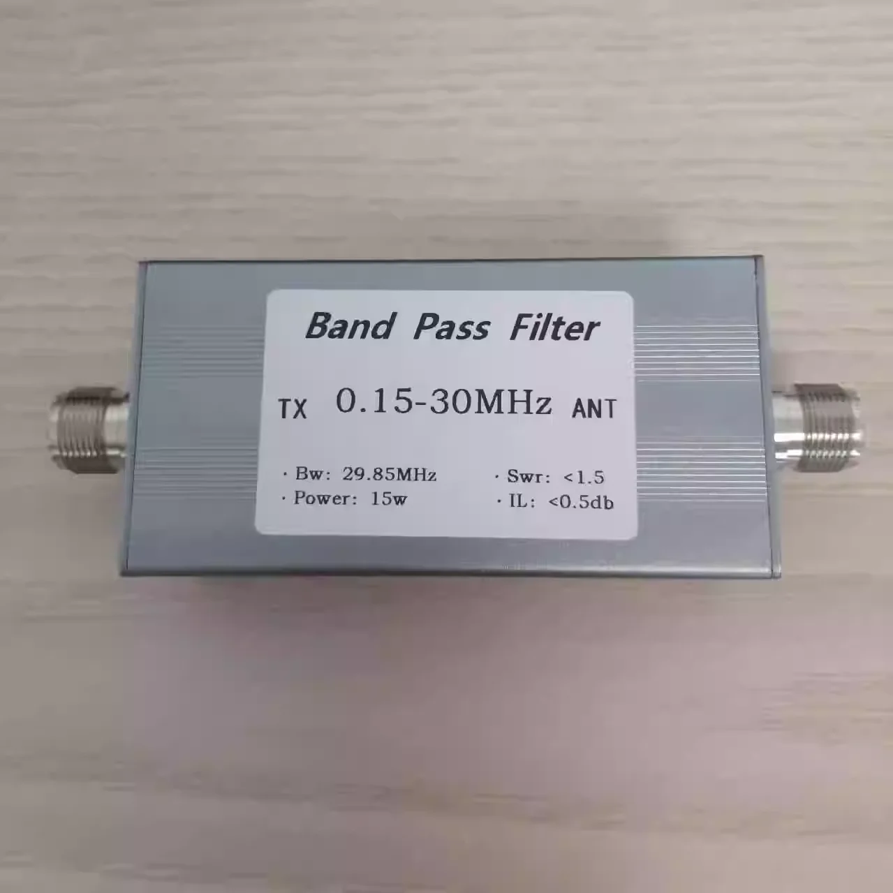 Bandpass filter BPF 150KHz-30MHz M Mother Seat BPF 15w