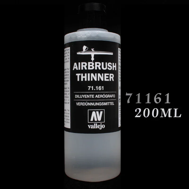 AV Airbrush ทินเนอร์ทําความสะอาดสีอะคริลิคทินเนอร์ของเหลวชุดจิตรกรรมเครื่องมือทําความสะอาดสําหรับประกอบชุดเครื่องมืองานอดิเรก DIY