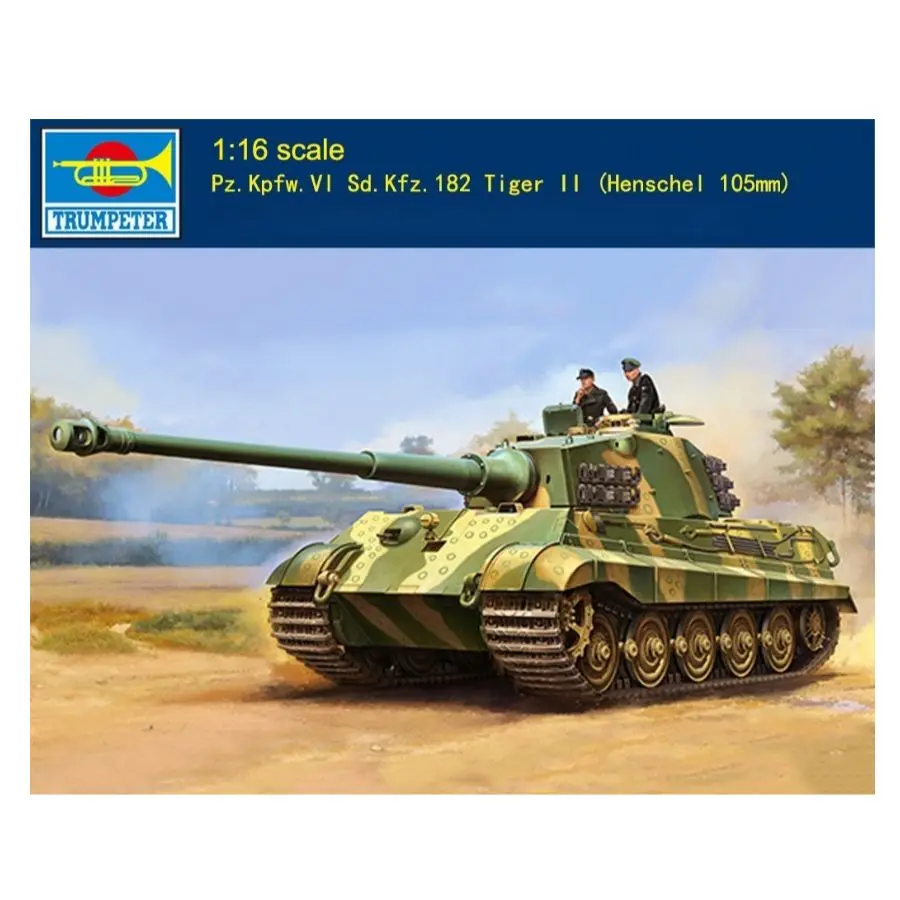 Trumpeter 00949 1:16 Pz.Kpfw.VI Sd.Kfz.182 Tiger II (Henschel 105mm)Model Kit