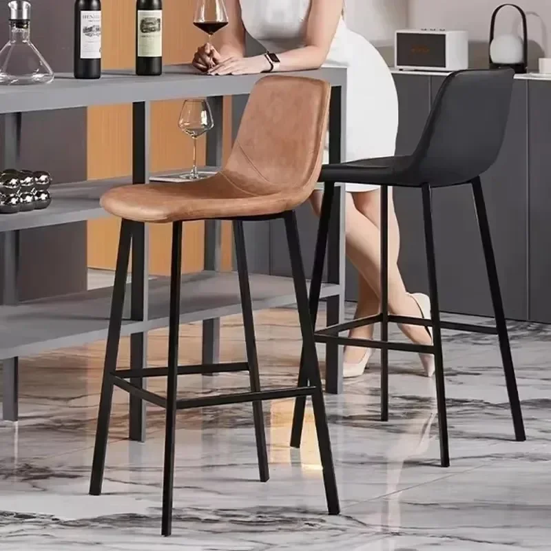 

Ergonomic Modern Home Bar Chairs Luxury House Interior Canteen Bar Chairs Outdoor Accessories Chaise Bar Velours Furniture