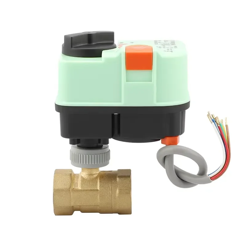 AC24V Electric Valve Actuator Water Media Control Customizable OEM Support Ball Structure Manufacturer