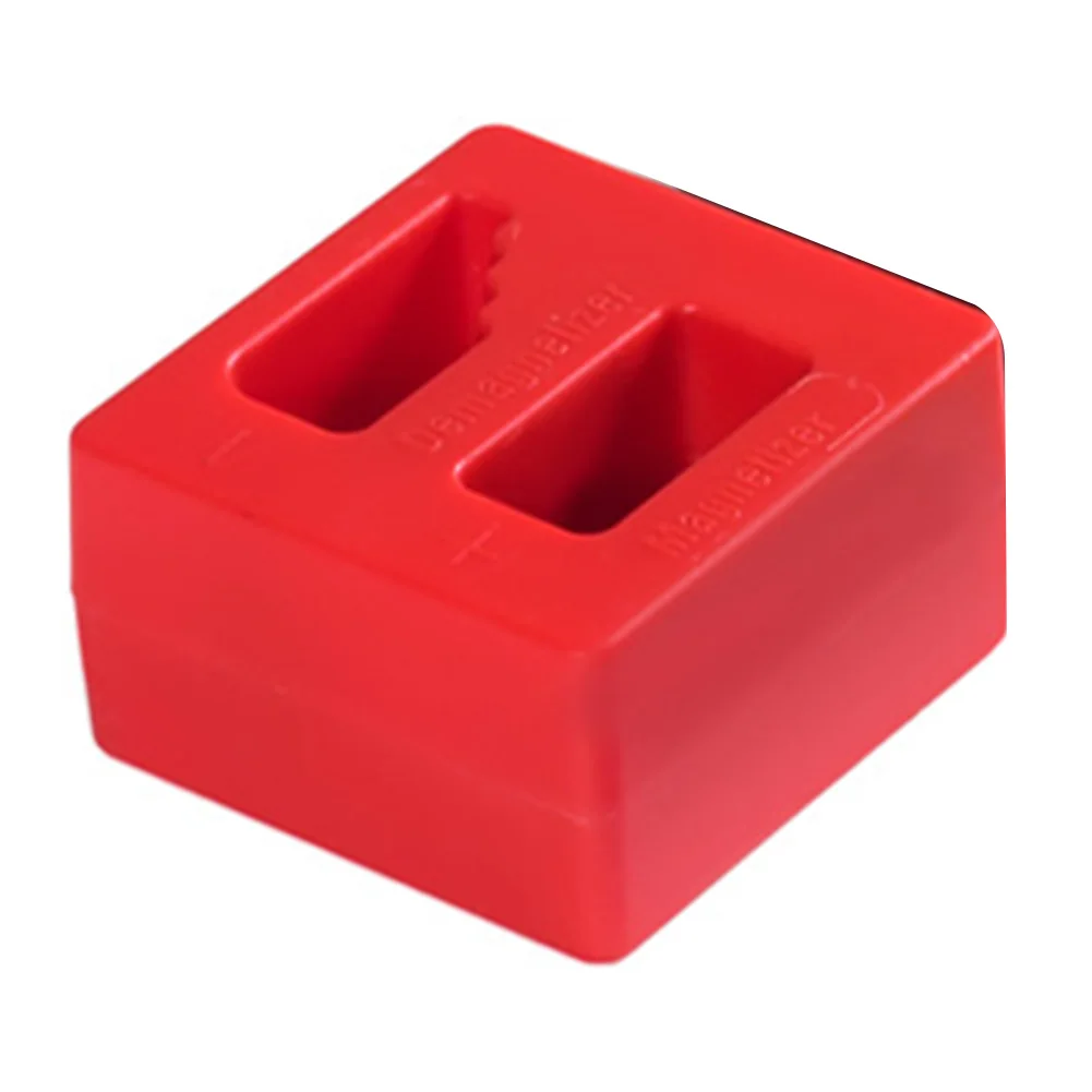 Magnetizer Demagnetizer Change Magnetism Tool Plastic Portable.lightweight Red 53*50*29mm For Electrical Appliances