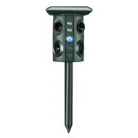 Waterproof Animal Repeller with Motion Sensor Sound Scares Repels Pigeon Bird Ultrasonic Animal Repellent Outdoor Solar Powered