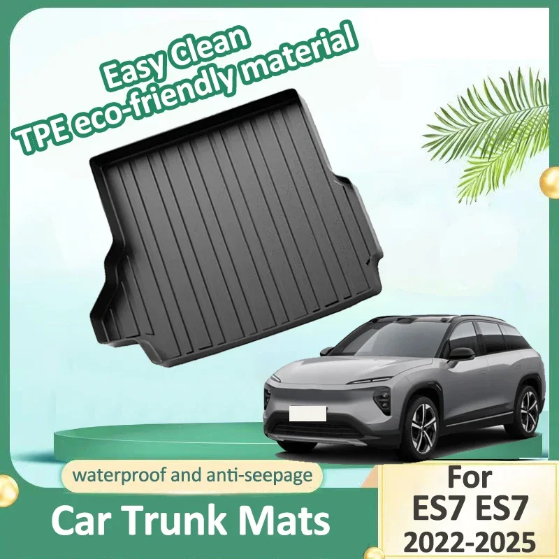 

Car Trunk Mats For Nio EL7 Accessories Nio ES7 Trunk Mat 2022 2023 2024 2025 Cargo Liner TPE Boot Carpet Storage Pad Waterproof