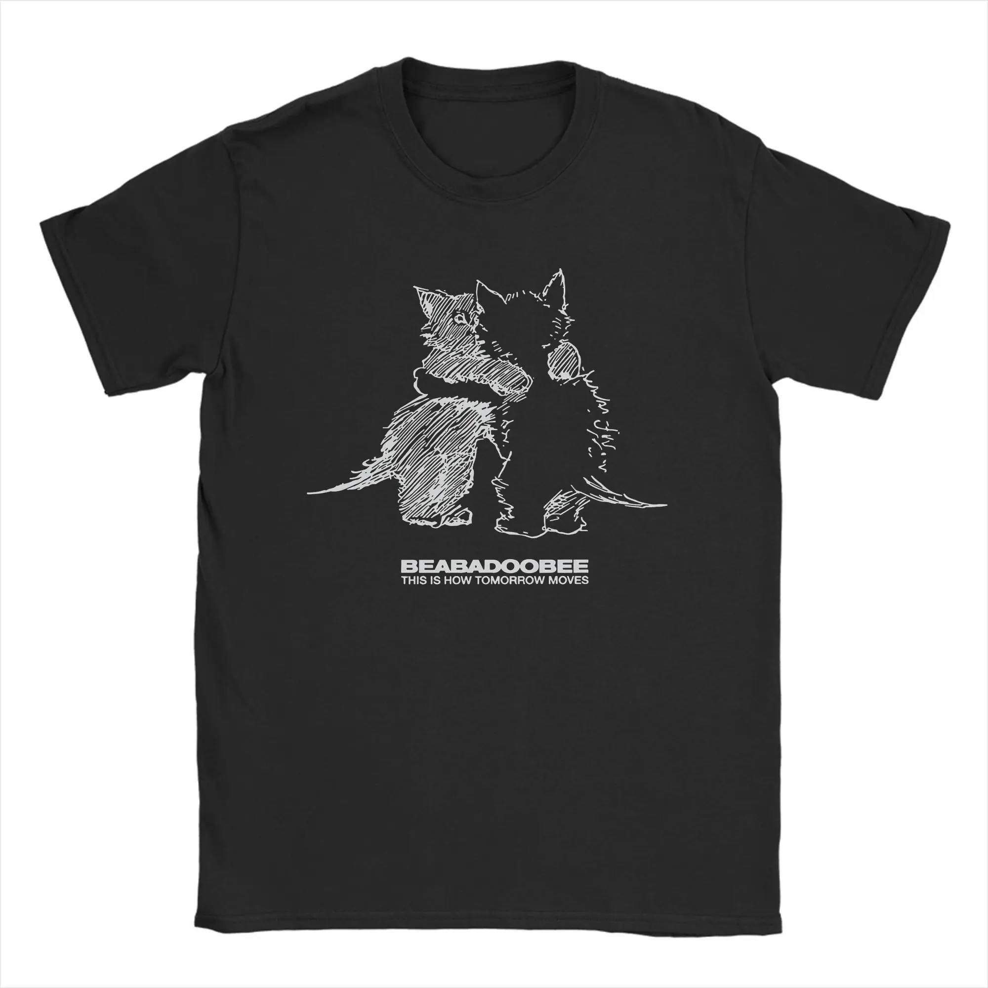 Beabadoobee Cat Kiss T Shirt for Men Cotton Novelty T-Shirts O Neck  Tees Short Sleeve Tops Big Size