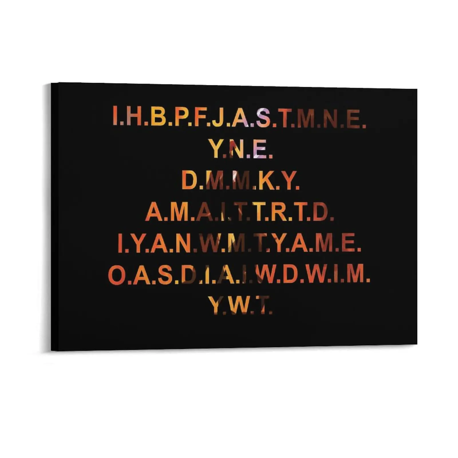I Have Brought Peace Freedom Justice Canvas Painting Create Rusty Bar Wall Mural Party Framed Wall Paintings