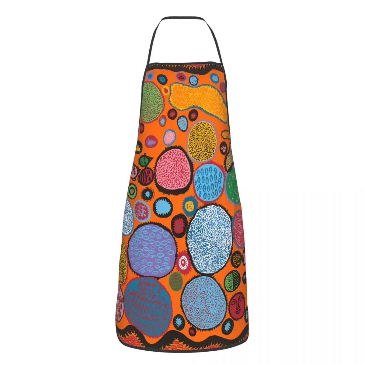 Yayoi Kusama All The Eteanal Love Apron Men Women Abstract Modern Adult Unisex Kitchen Chef Bib Tablier Cuisine Cooking Baking