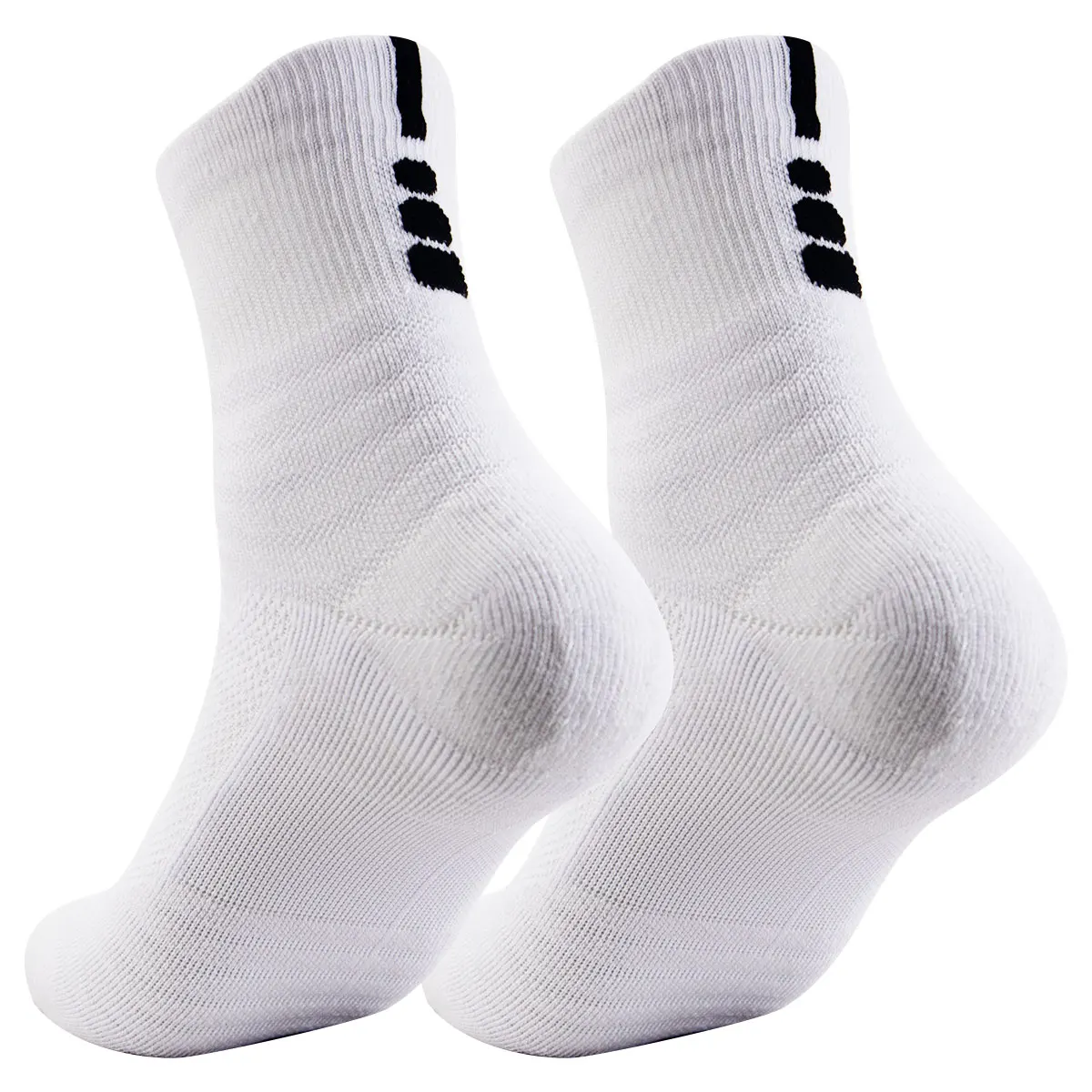 1 pair of professional cycling sports socks Breathable basketball socks outdoor tennis running socks