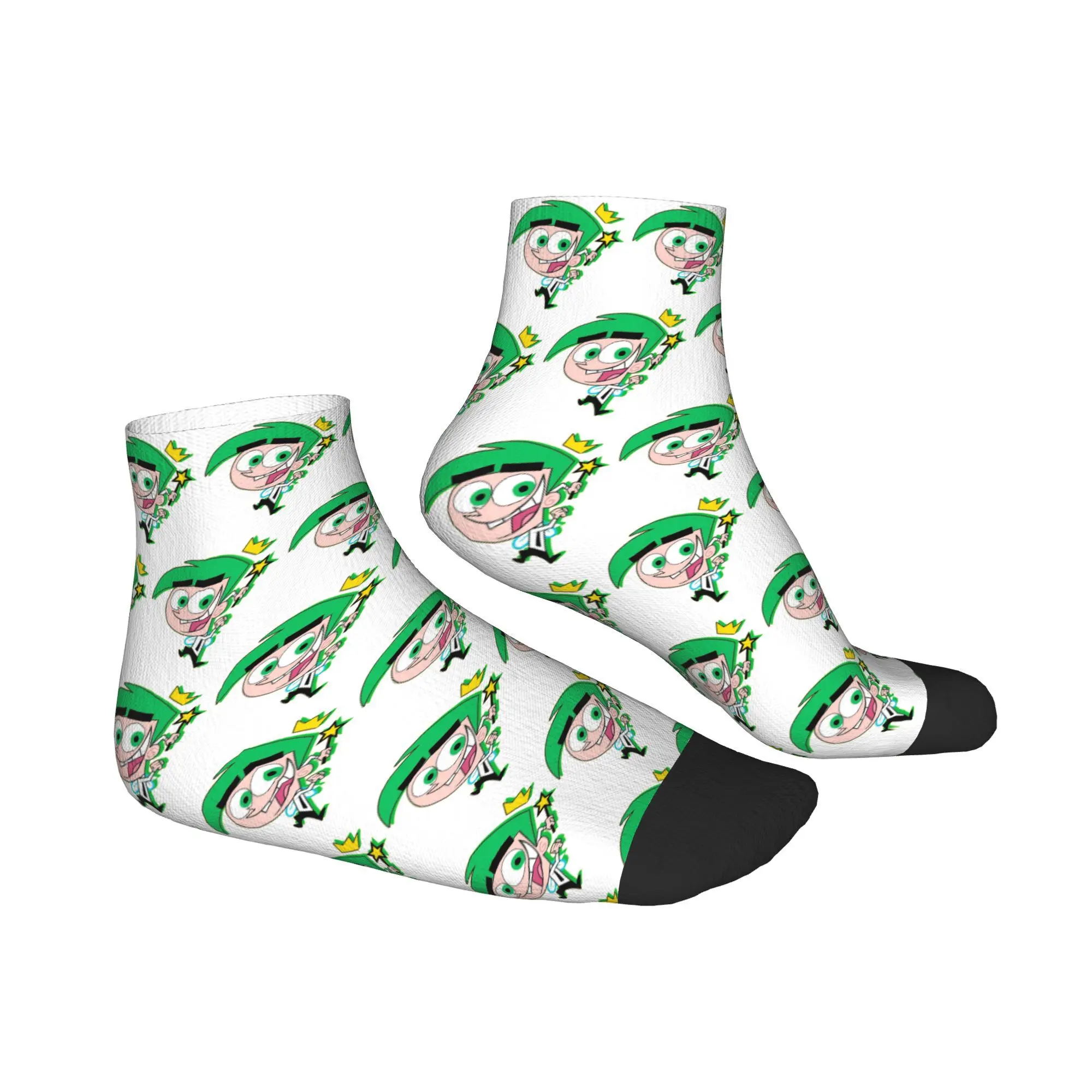 Todas as estações bastante oddparents cosmo meias harajuku meias de tripulação de alta qualidade meias engraçadas para presentes das mulheres dos homens