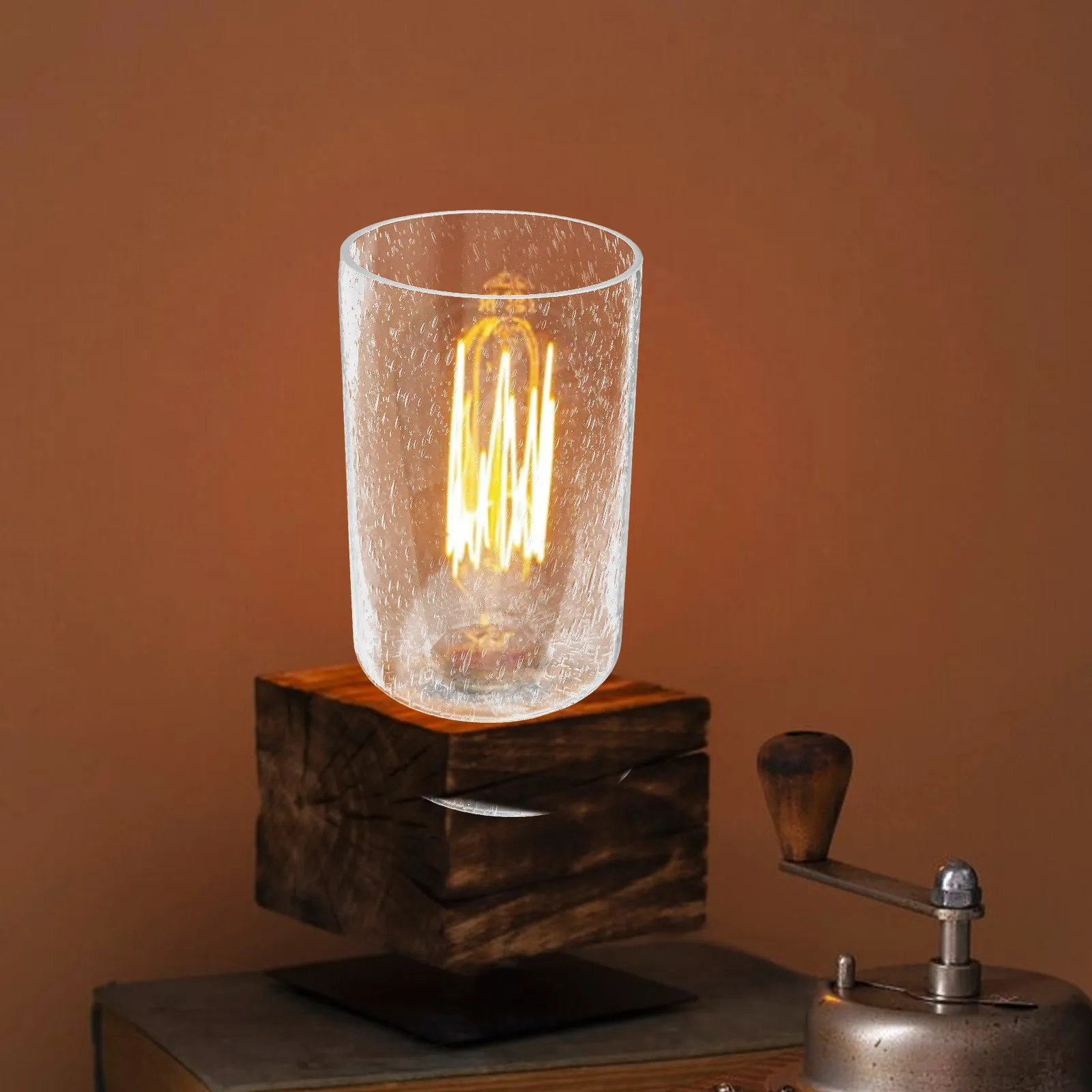 

Glass Lampshade Replacement Cylinder Style for Hanging Lamp Living Room Bedroom Office Decor Simple Elegant Light Cover