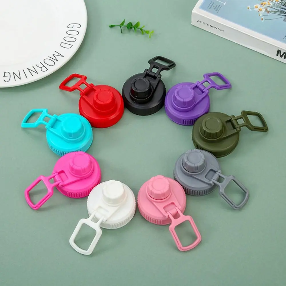 Replacement Plastic Cup Lid For 12oz-64oz Wide Mouth Water Bottle Cover Accessories Colored Plastic Sports Portable Bottle Lid