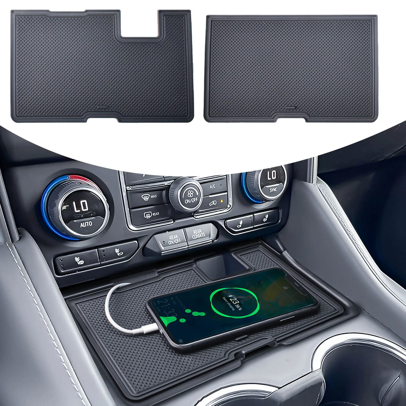 Center Console Organizer Tray For 2021-2024 Chevy Tahoe/Suburban Middle Gear Shift Center Console Storage Box Tray Accessories