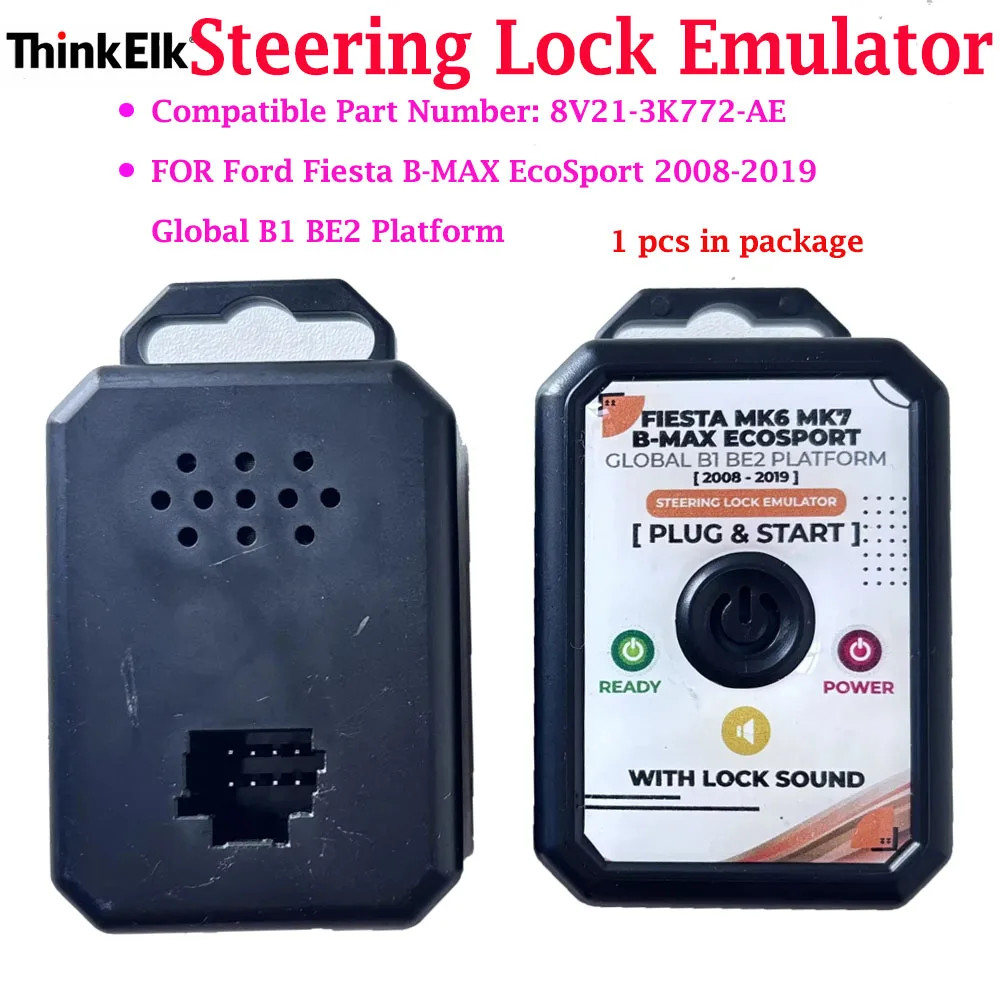 Steering Lock Emulator Simulator FOR Ford Fiesta B-MAX EcoSport 2008-2019 Global B1 BE2 Platform Compatible 8V21-3K772-AE