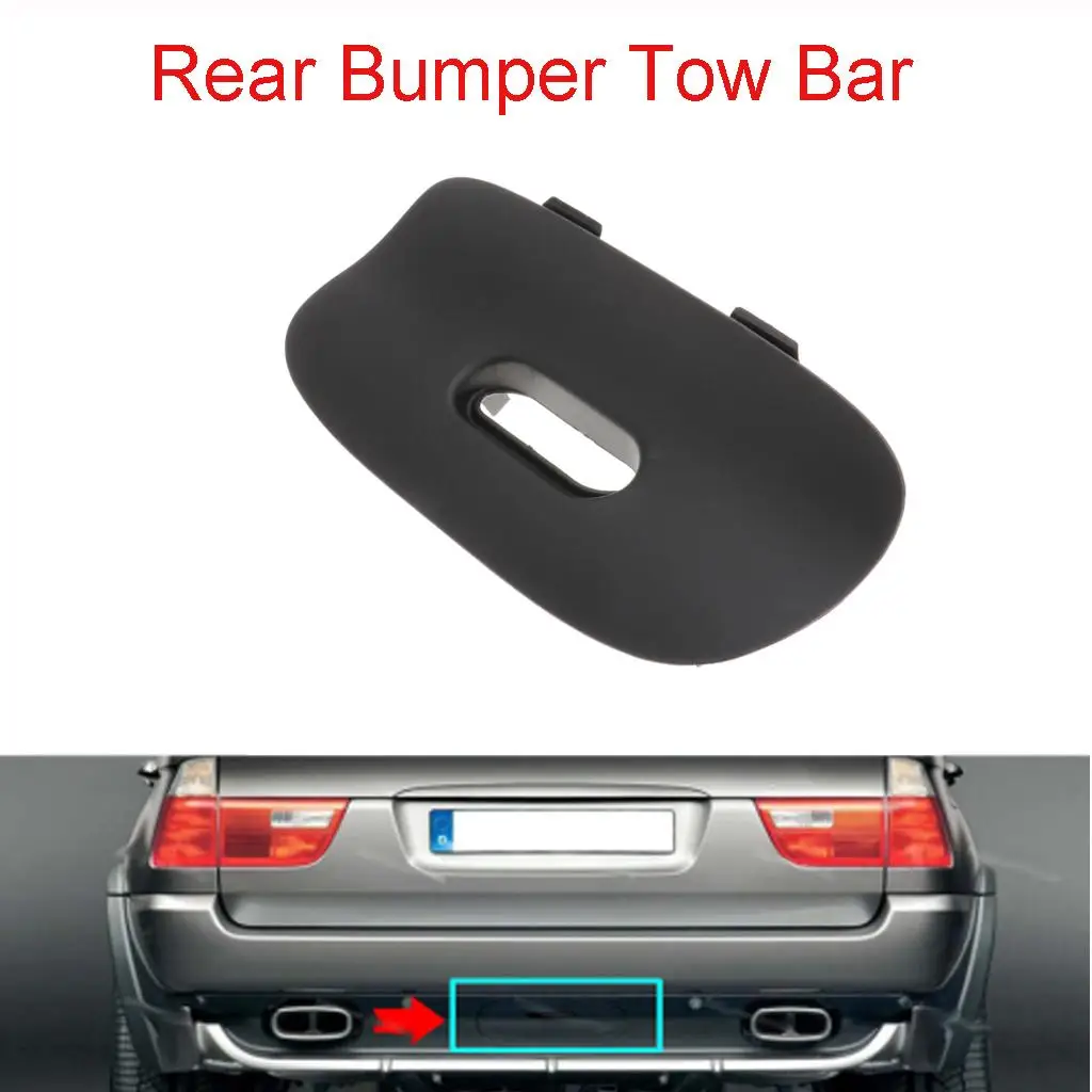 Rear Bumper Cover Flap Trailer Hitch Mount for BMW X5 E53 00-06 51128402327