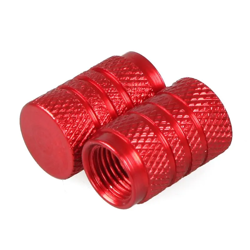 4pcs Universal Car Wheel Tire Valve Stem Caps Dust Covers Aluminum Tire Wheel Stem Air Valve Cap Car Accessories