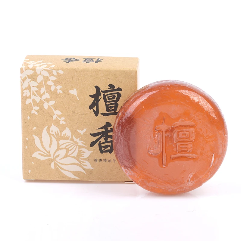 1Pc Natural handmade soap Sleepless Treatment Sandalwood Soap Promote Sleep Sleepy Soap Anti Insomnia Beauty and relaxation