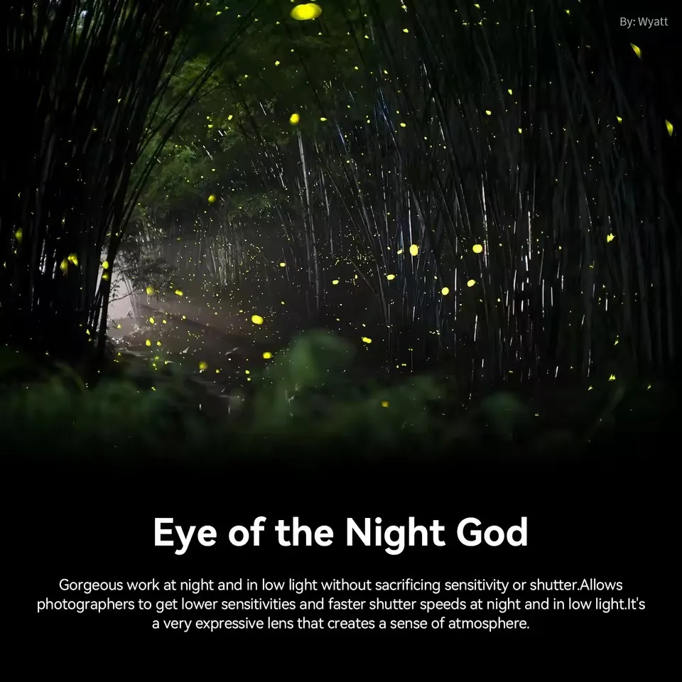 Brightin Star 50 مللي متر F0.95 كامل الإطار صورة عدسة الكاميرا لسوني ZVE10 A7iii A6400 نيكون Z كانون RF L-mount كاميرا التصوير الفوتوغرافي