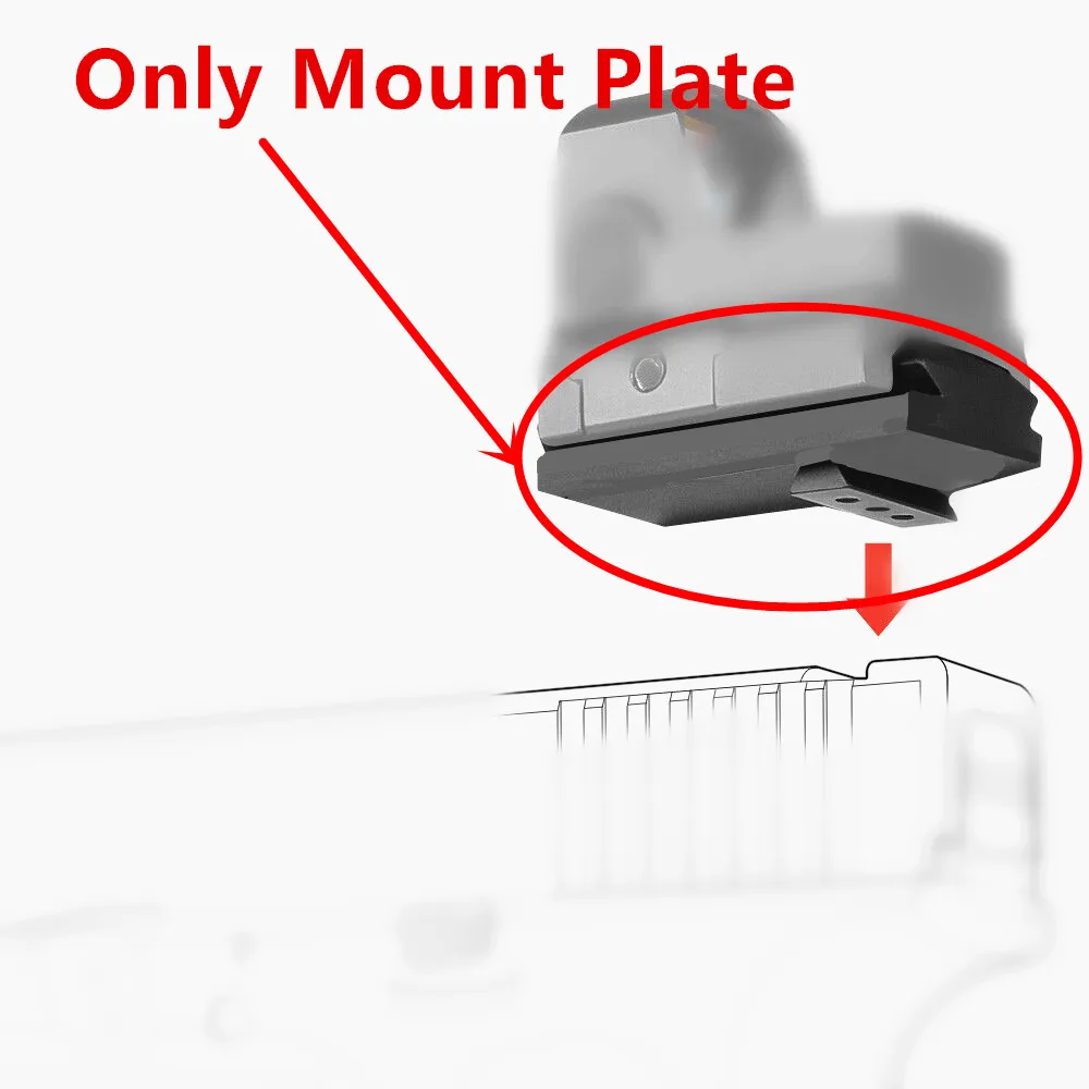 

Taurus G3 toro Red Dot mount Base Picatinny Rail Sight mount Plate Fit for Taurus G3C New G3 G3X G3XL GX4 G3 Toro Rail 21.3mm